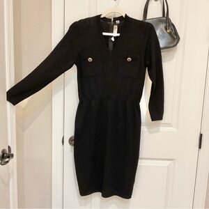 St John by Marie Gray Vintage Santana Knit Dress Size 4, EUC